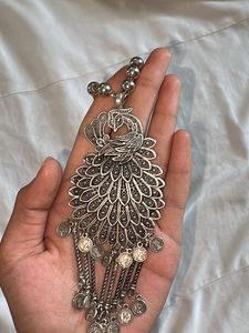 Boho Peacock Pendant Necklace