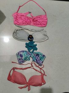 Bundle of 4 Bikini Tops