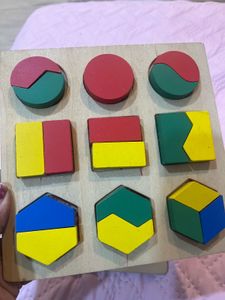 Wooden Shape Sorter Toy Set