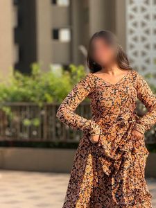 handmade 🦚Floral Print Kurta Set