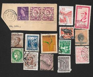 70 Vintage Netherlands Postage Stamps Collection