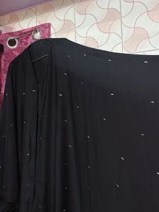Black Abaya with Embellishments