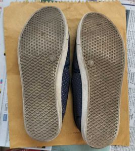 Fashion Case Blue Polka Dot Shoes