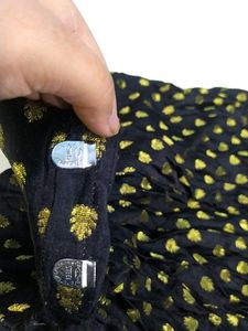 A Black Pretty Lengha With Stylish Blouse