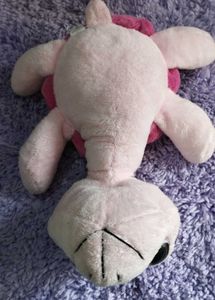 Pink &amp; White Turtle Plush