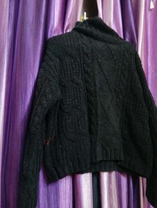 Black Turtleneck Sweater