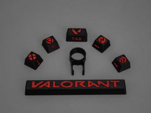 Valorant Keycaps Set 3d printed