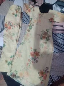 new kurti with plazo st NEVER WORN