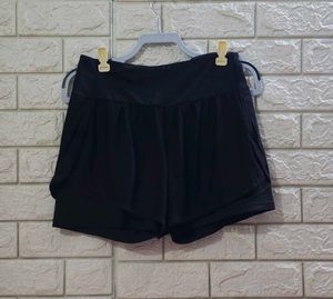 Coorun Black Women's Athletic Shorts