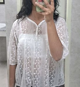 White Pinteresty Top