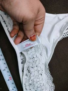 White Lace Thong Panty 🤎