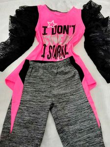 🆕 Girls' Sparkle Outfit 🎀