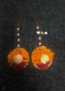 Floral Tassel Earrings