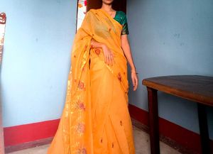 Elegant Yellow Saree