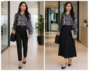 Stylish Animal Print Button-Up Shirt