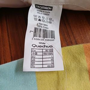 Decathlon Pure Cotton White Shirts - Set of 2