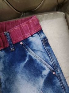 Stylish Men's Blue Washed Jeans