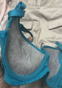 Teal double Padded Underwire Bra