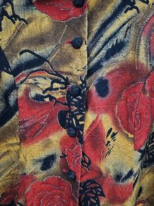 Vintage Floral Print Jacket