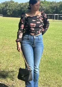 Chic Black Floral Ruched Top