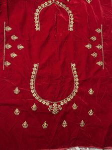 NEW BRIDAL/NON BRIDAL Red Velvet Lehenga