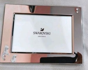 SWAROVSKI PHOTO FRAME With Magnet Heart-silver