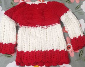 Baby Girl Woolen Frock Set