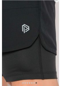 John Players Black Gym Shorts