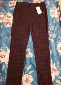 Thick Material Pant Trouser Jeggings Office Wear