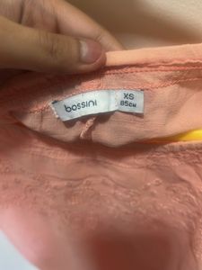 Coral Embroidered Top