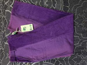 Colorblock Corduroy Pants