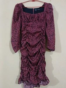 Chic Animal Print Dress