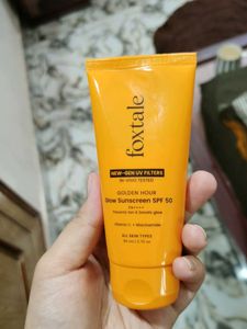 Foxtale Golden Hour Glow Sunscreen SPF 50