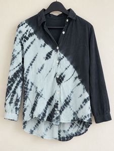 Pink Tribe Tie-Dye Button-Up Shirt