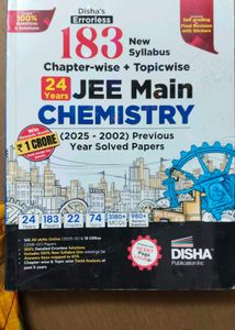 Disha's Errorless 183 JEE Main Chemistry