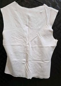 🤍Sleeveless Ruched Front Crop Top🤍