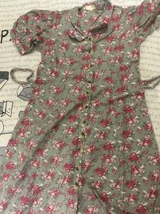 Charming Floral Button-Up Midi Dress