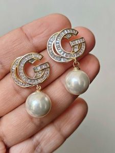 Designer Pearl Drop Earrings