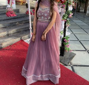 Elegant Lavender Lehenga Choli Set