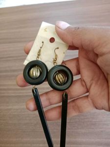 Wknd Dangle Earrings - Silver Tone