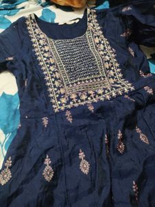 Beautiful Navy Blue anarkali