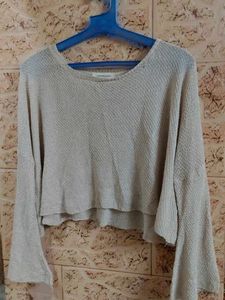 Sparkly Cropped Sweater