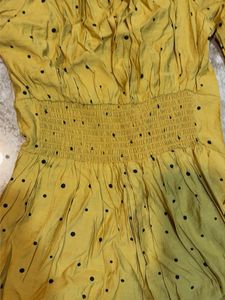 Yellow Polka Dot Jumpsuit