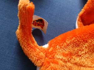 Cute Orange Plush Toy baby cap