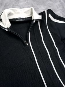 Vintage Zara Club Quarter Zip tshirt