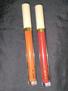 Myglam 2 Different Shade Lipstick Combo 1-Red Shade 2. Nude Shade