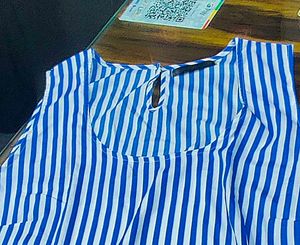 Blue Stripe Tank Top