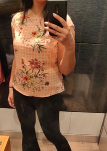 Zink Floral Print Top