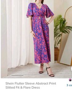 Shein Flutter Sleeve beautiful  Dress