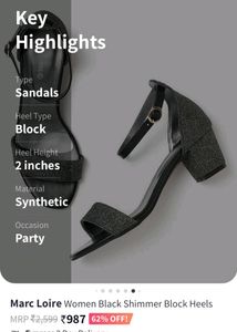 Marc Loire black heels